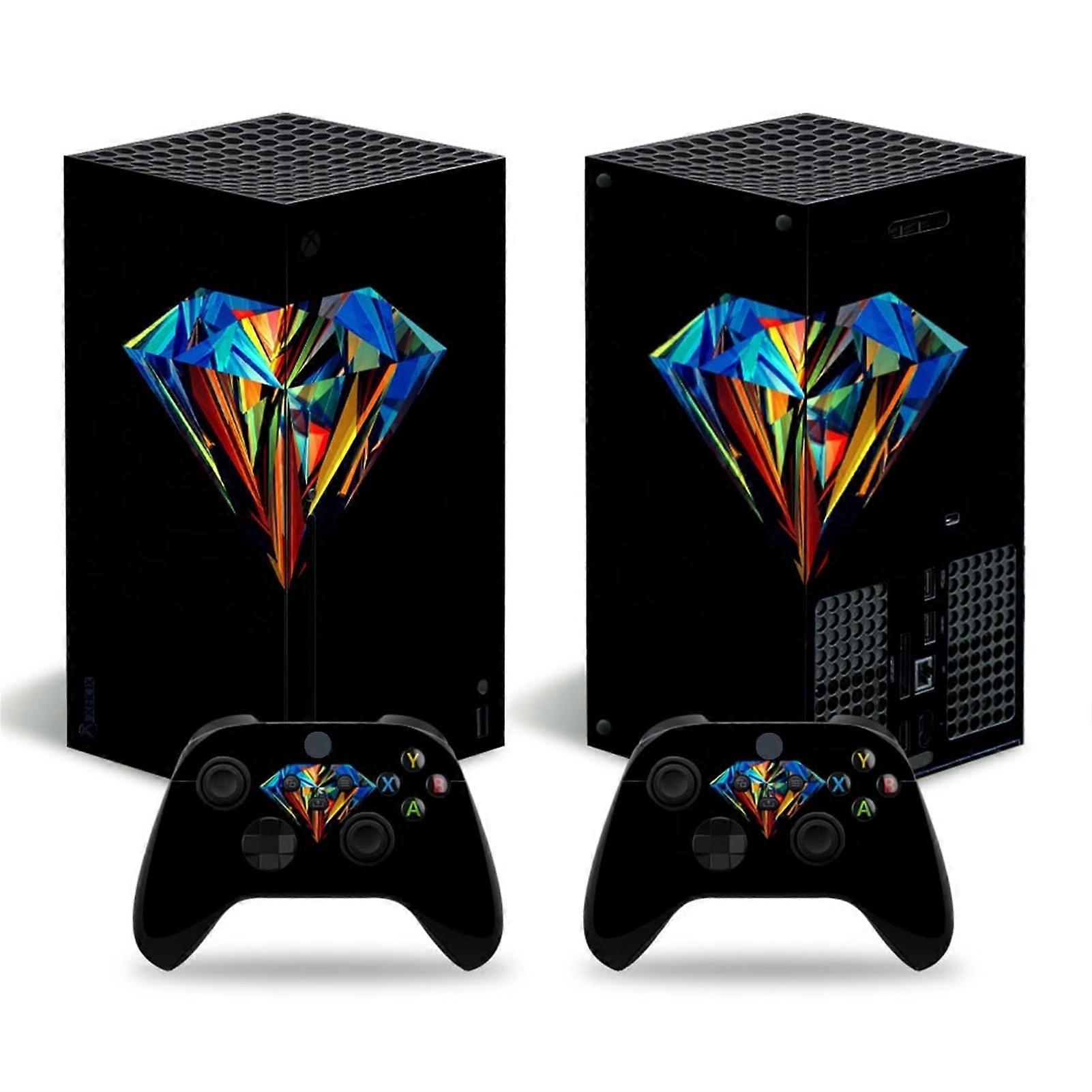 Skin Wrap Vinyl Decal with 2 Controller Skins, Scratch and Dust Protection for Xbox Series X