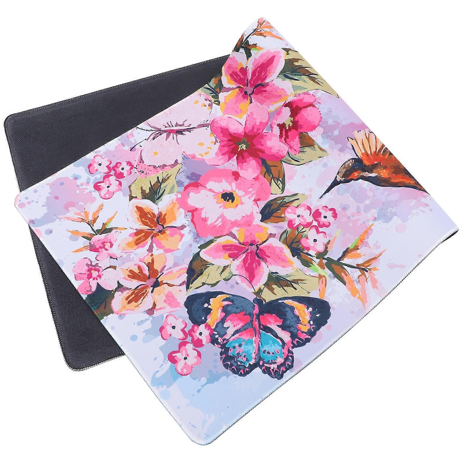 Ergonomic Support Mouse Pad Large Decorative Desk Mat For Computer Desk Suitable For Office Workers 2Pcs