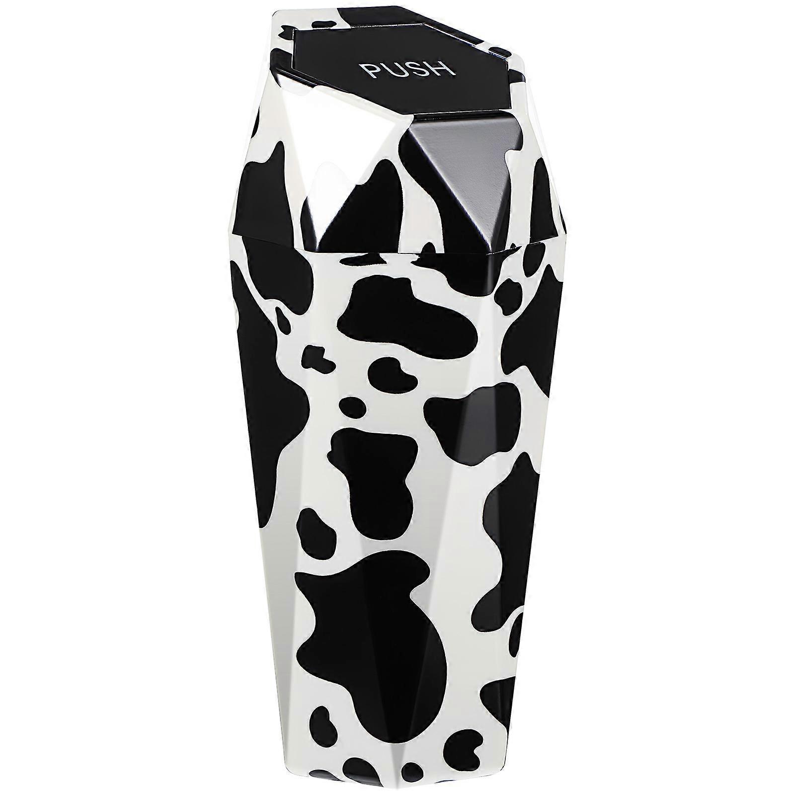 Car Garbage Can Mini Trash Can for Trash Storage with Lid Multi