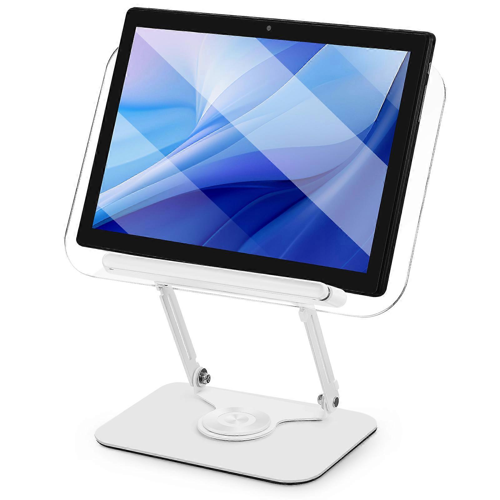 Reading Stand Book Holder Adjustable for Hands Free Reading White
