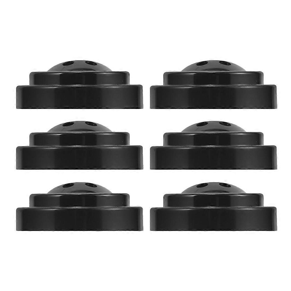 Flag Pole Base Mini Flag Stand for Indoor Use 6Pcs Stable Desk Holder