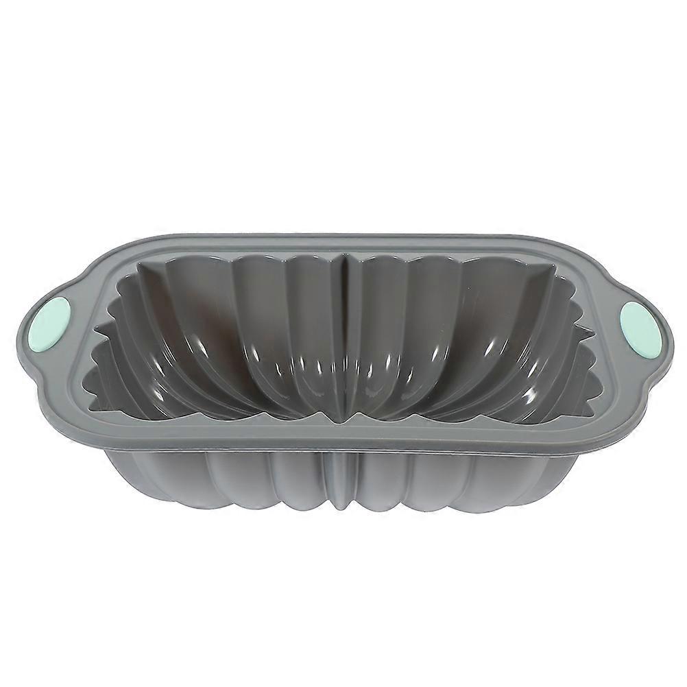 Grey Silicone Bread Loaf Pan for Molding Non-Stick Baking Mold