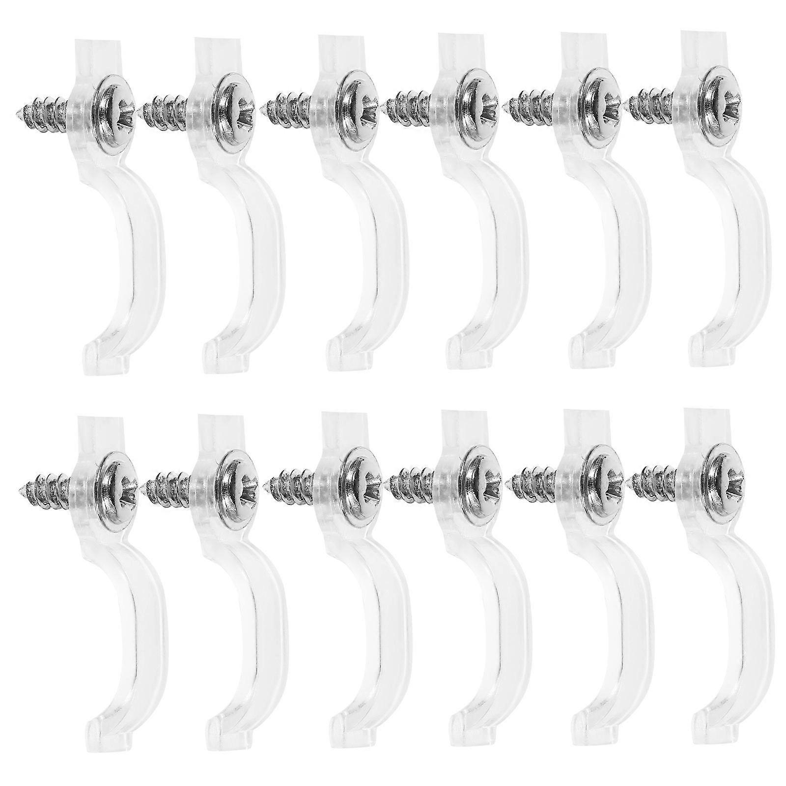 LED Light Strip Mounting Brackets for One-Side Fixing with 100Pcs Clips