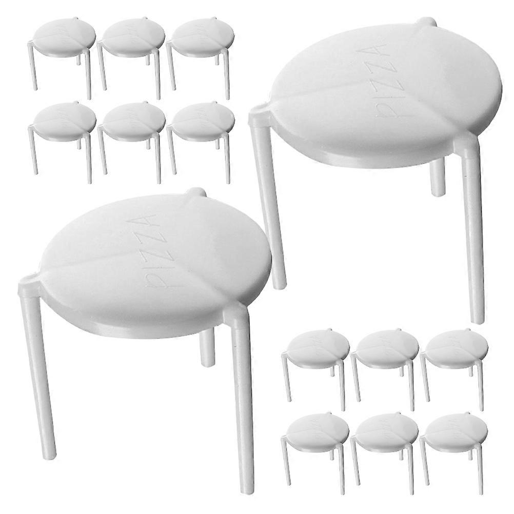 Pizza Serving Stands Plastic Anti-Collapse Bracket for Takeaway 100Pcs