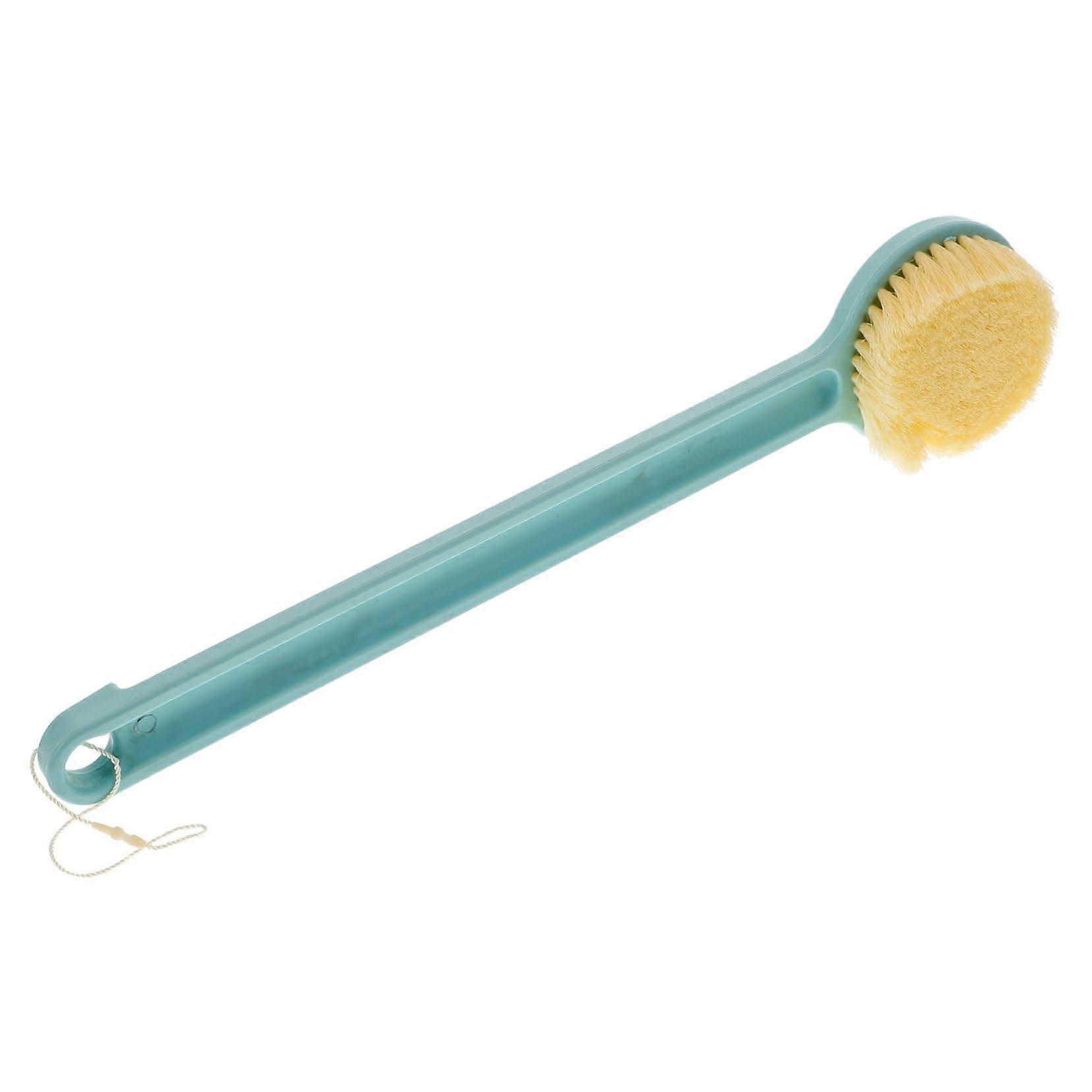 Back Lotion Applicator with Long Handle Bath Brush for Shower, Gentle Exfoliating Back Scrubber