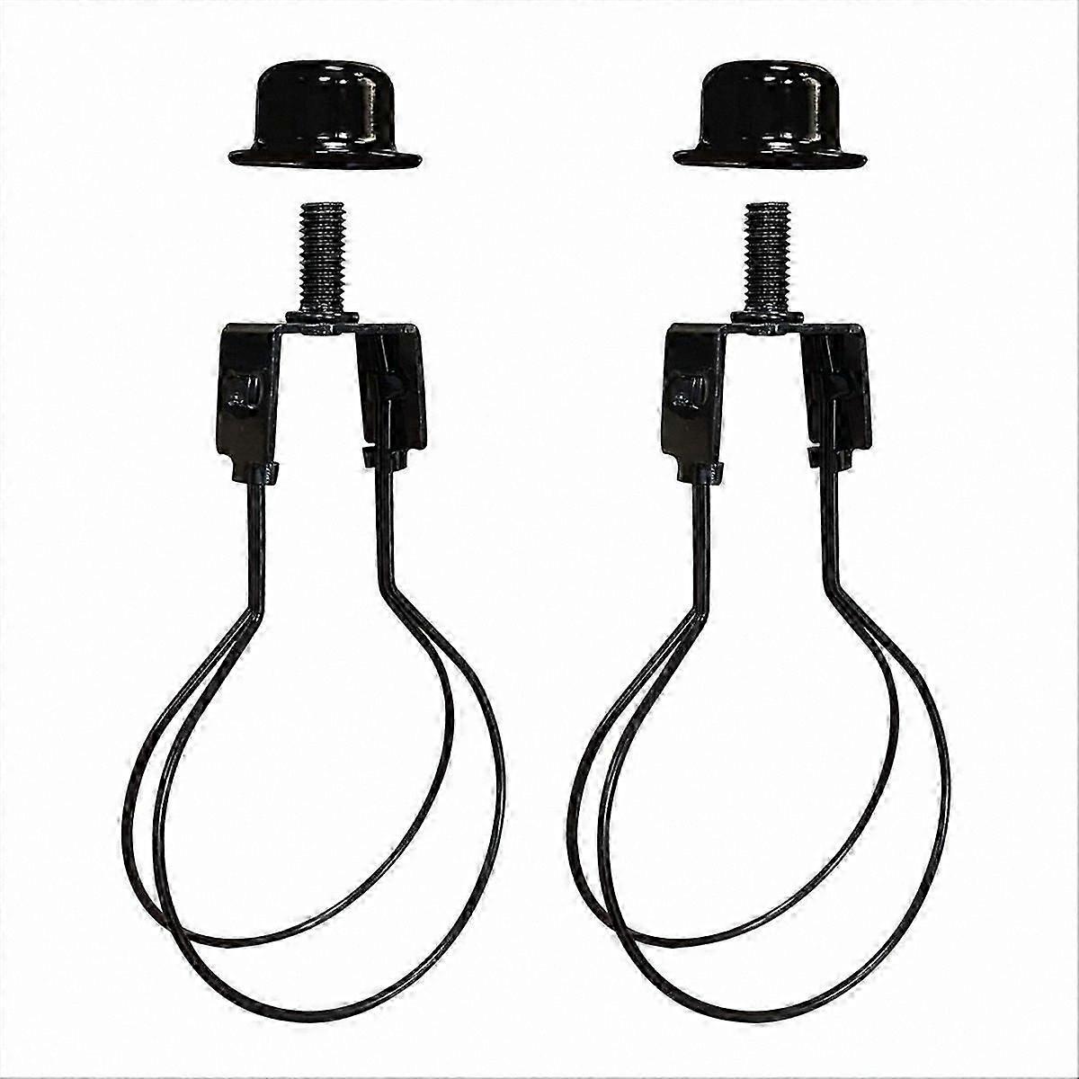 Lamp Shade Support Frame with Finial and Leveling Kit for Lampshade Stability