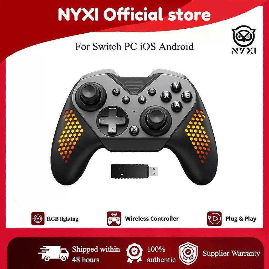 Flexi Modular Wireless Game Controller Dual Hall Effect Technology Black Myth Wukong Design for PC Android iOS Switch
