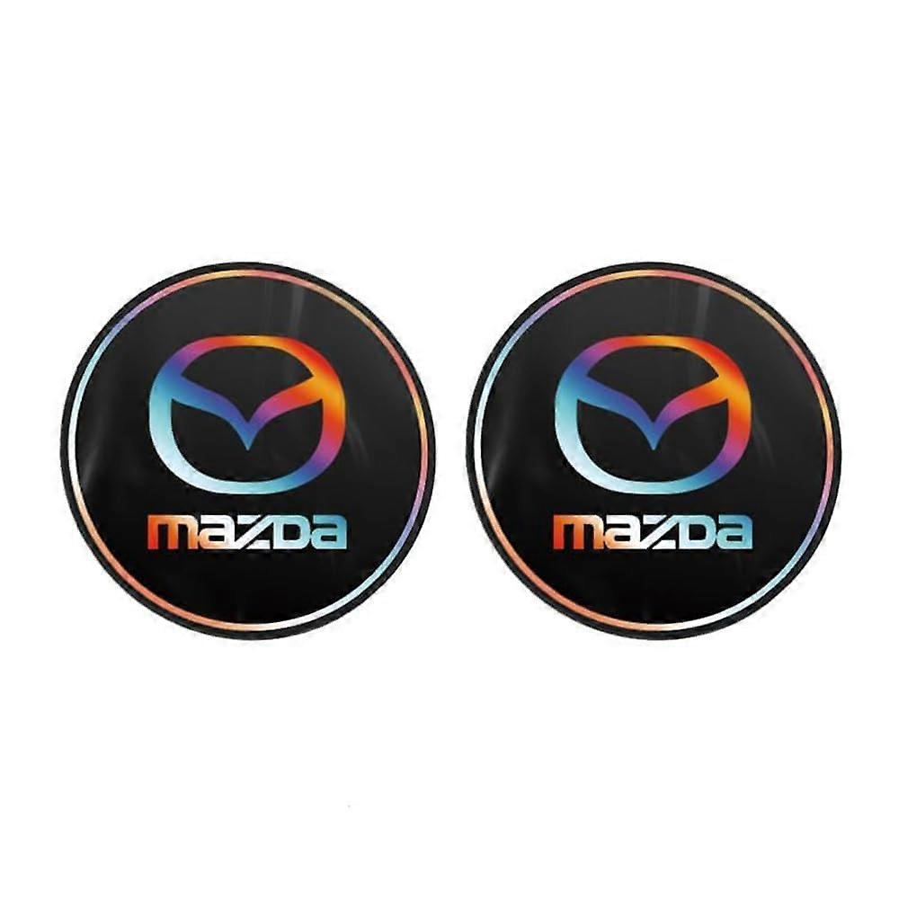AntiSlip Car Cup Holder Coasters for Mazda, Durable AntiScratch Inserts, Easy to Clean