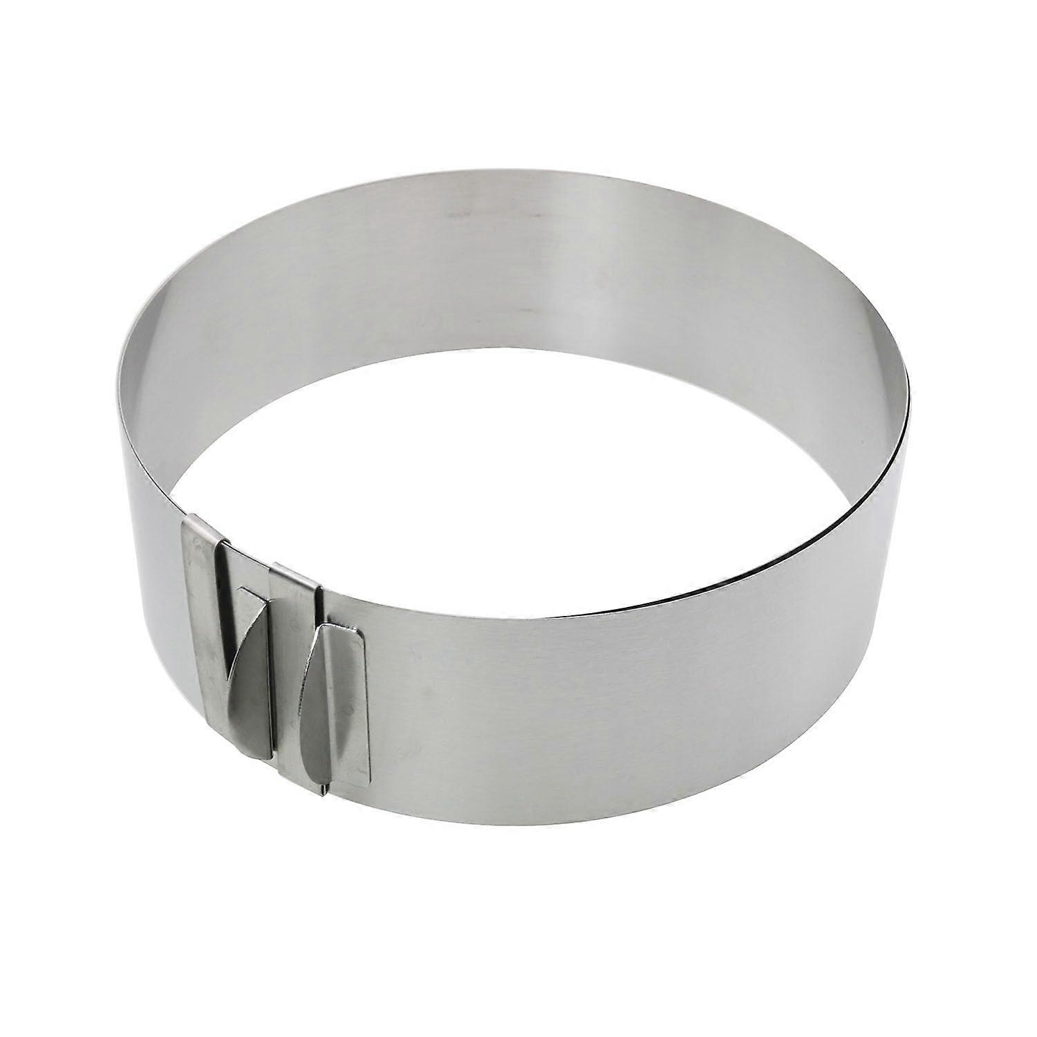 Adjustable Cake Ring 612 Inch Stainless Steel Mold for Baking Mousse Cookie Pastry