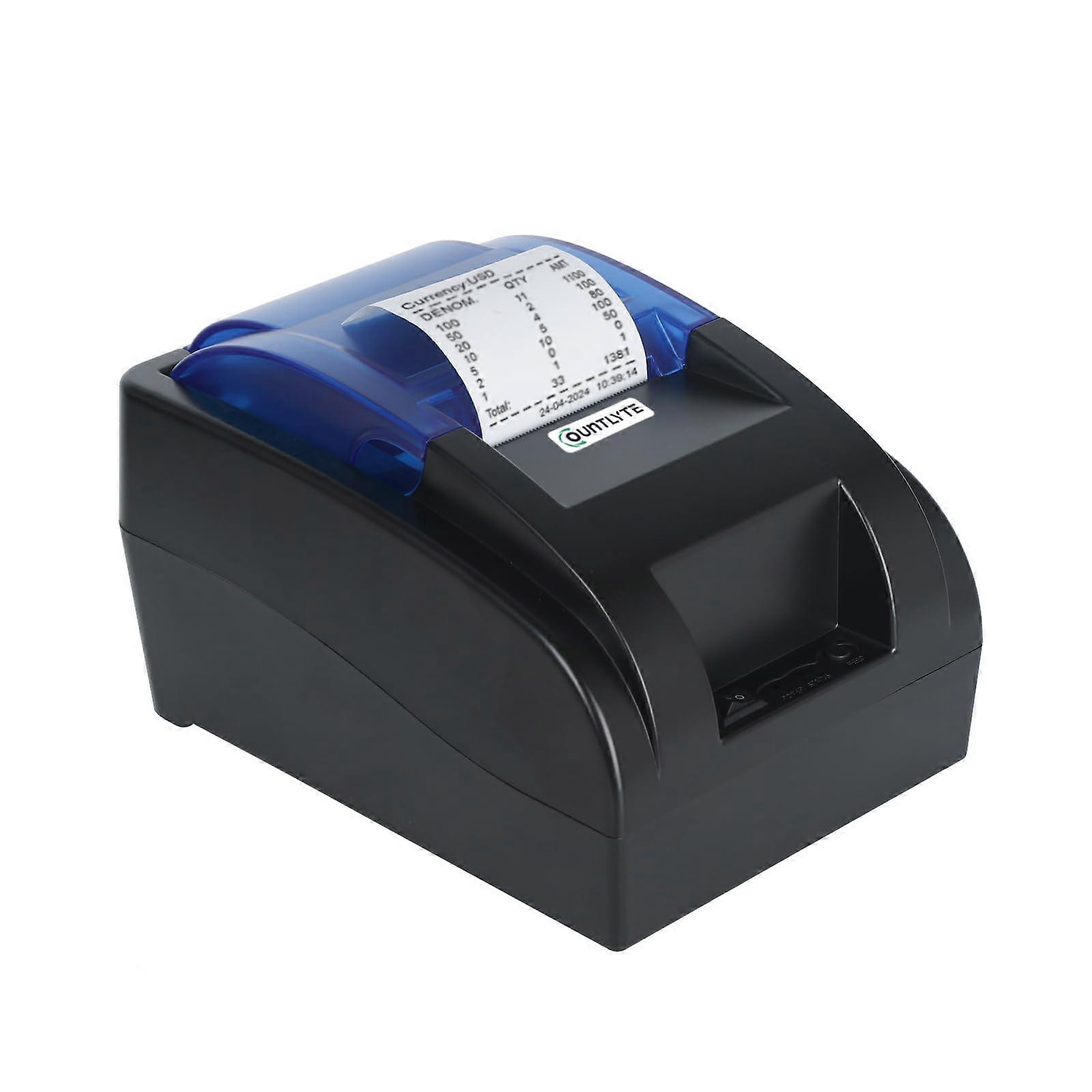 58mm Thermal Receipt Printer Speed POS Printer for Money Counter with USB RS232