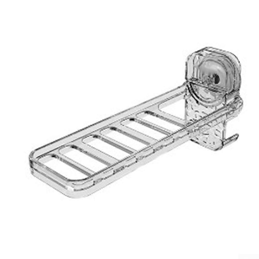 Foldable Clothes Drying Rack with Strong Suction Cup Hook, SpaceSaving Wall Mounted for Travel and Home