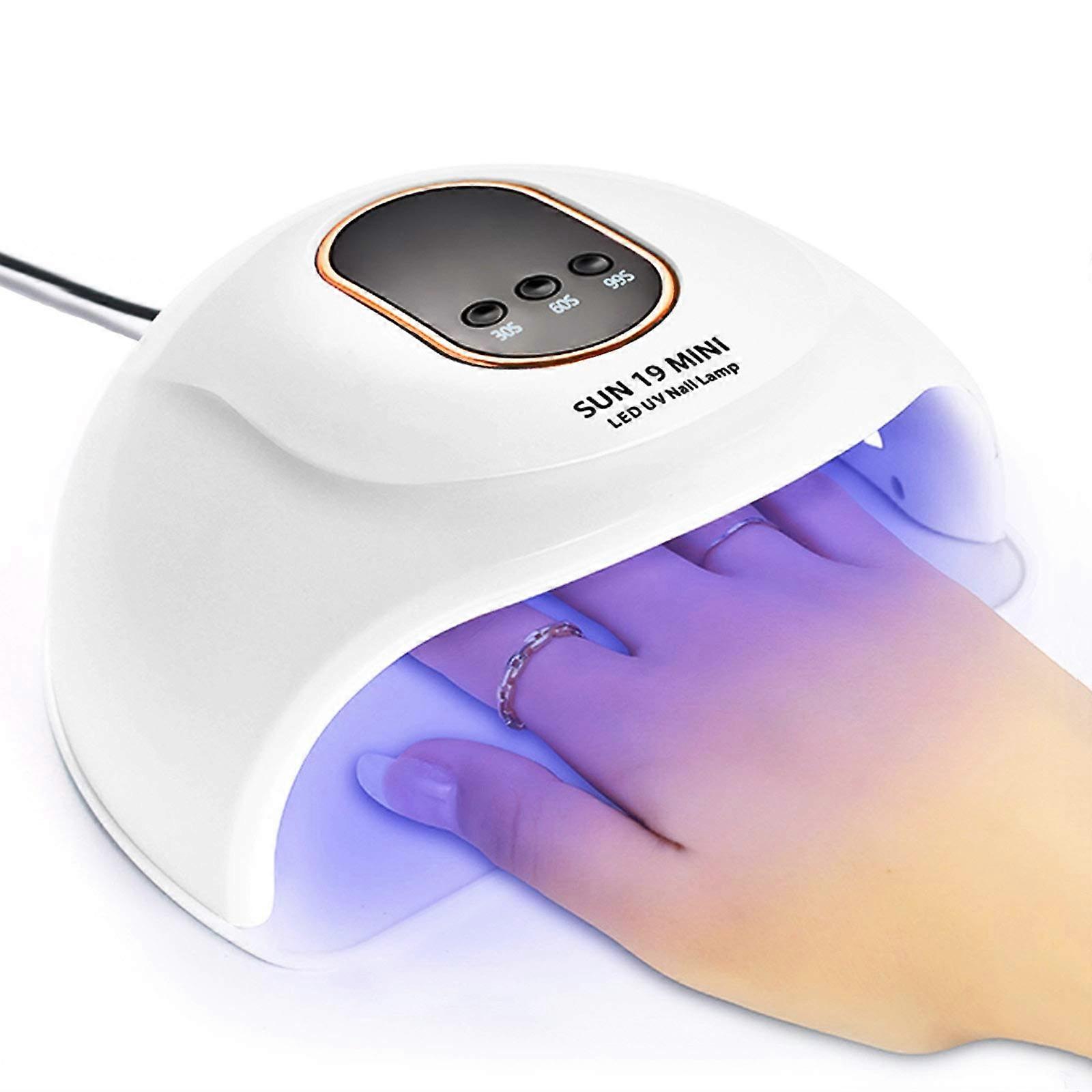 72W UV LED Nail Lamp Gel Nail Dryer with Smart Sensor LCD Display and Multiple Timer Modes