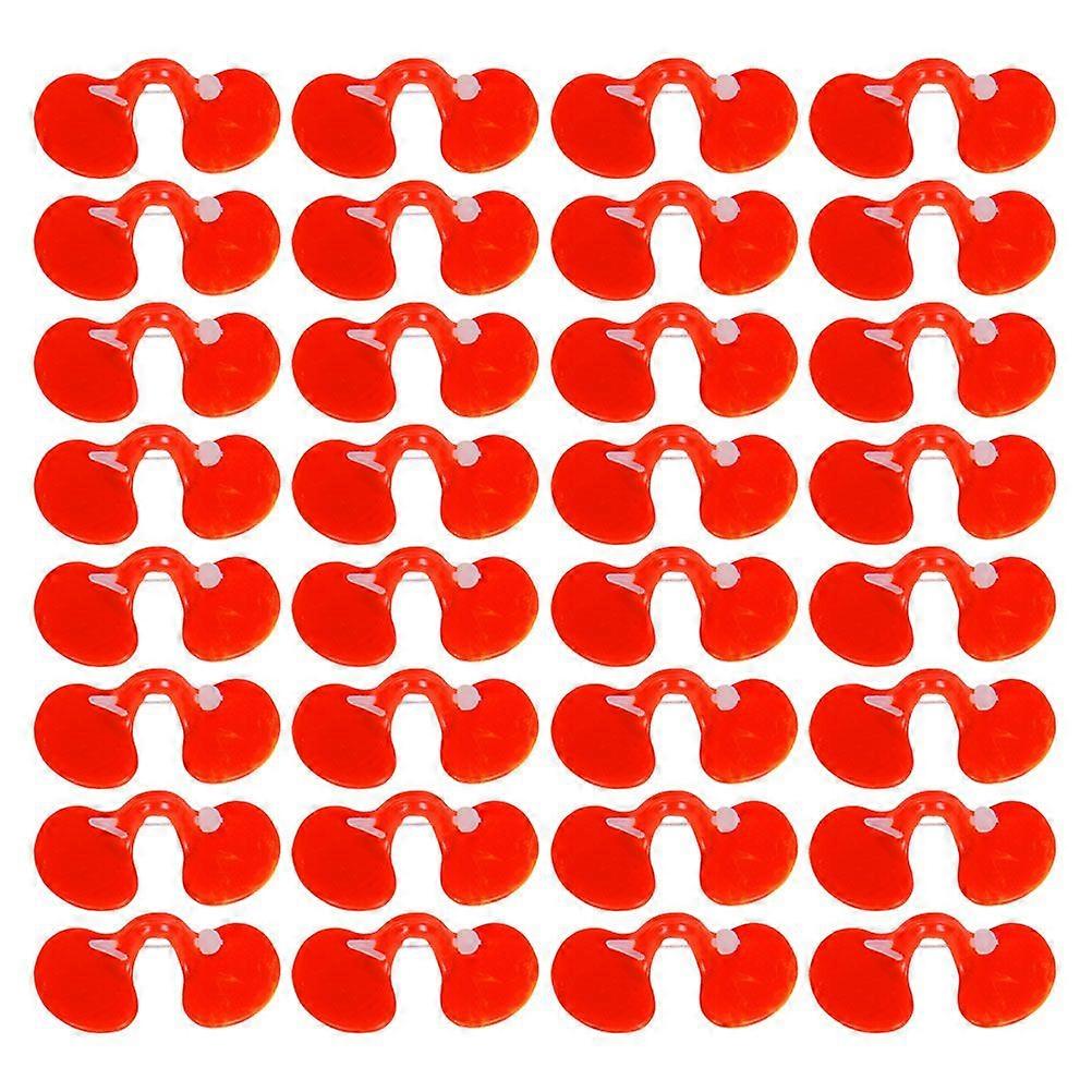 1000PCS Pecking Proof Chicken Glasses Mountain Chicken Eye Patch (Red)