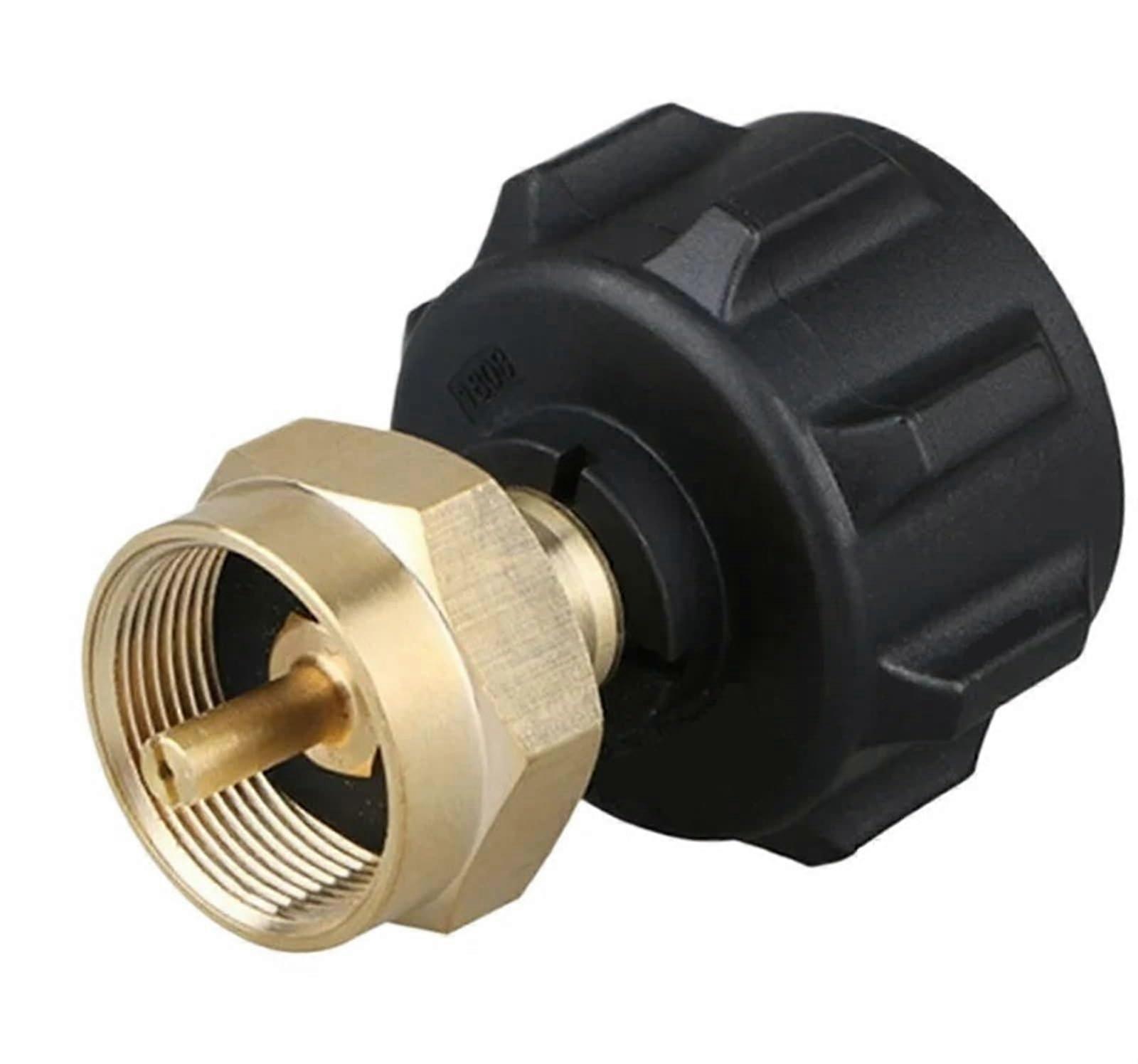 Brass Shut Off Valve with Propane Regulator Adapter for BBQ Camping and Precise Flow Control