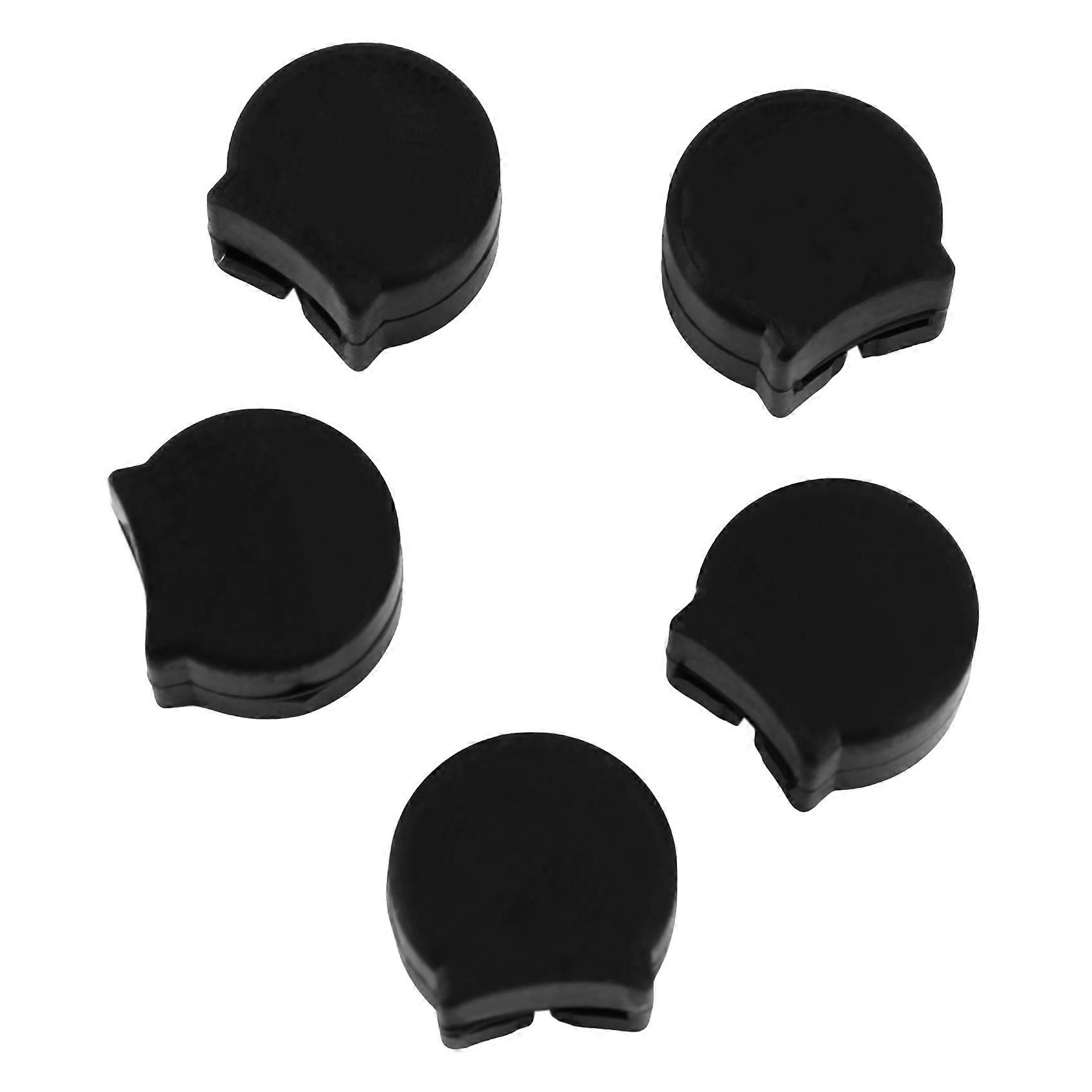 5PCS Clarinet Hardware Thumb Rest Cushion Protector Soft Rubber,Black
