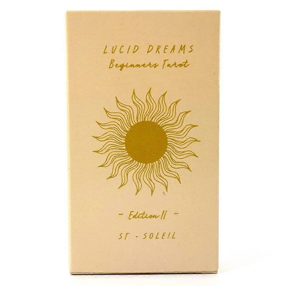 Lucid Dreams Tarot Cards for Beginners 78 Card Deck with Guide English Version