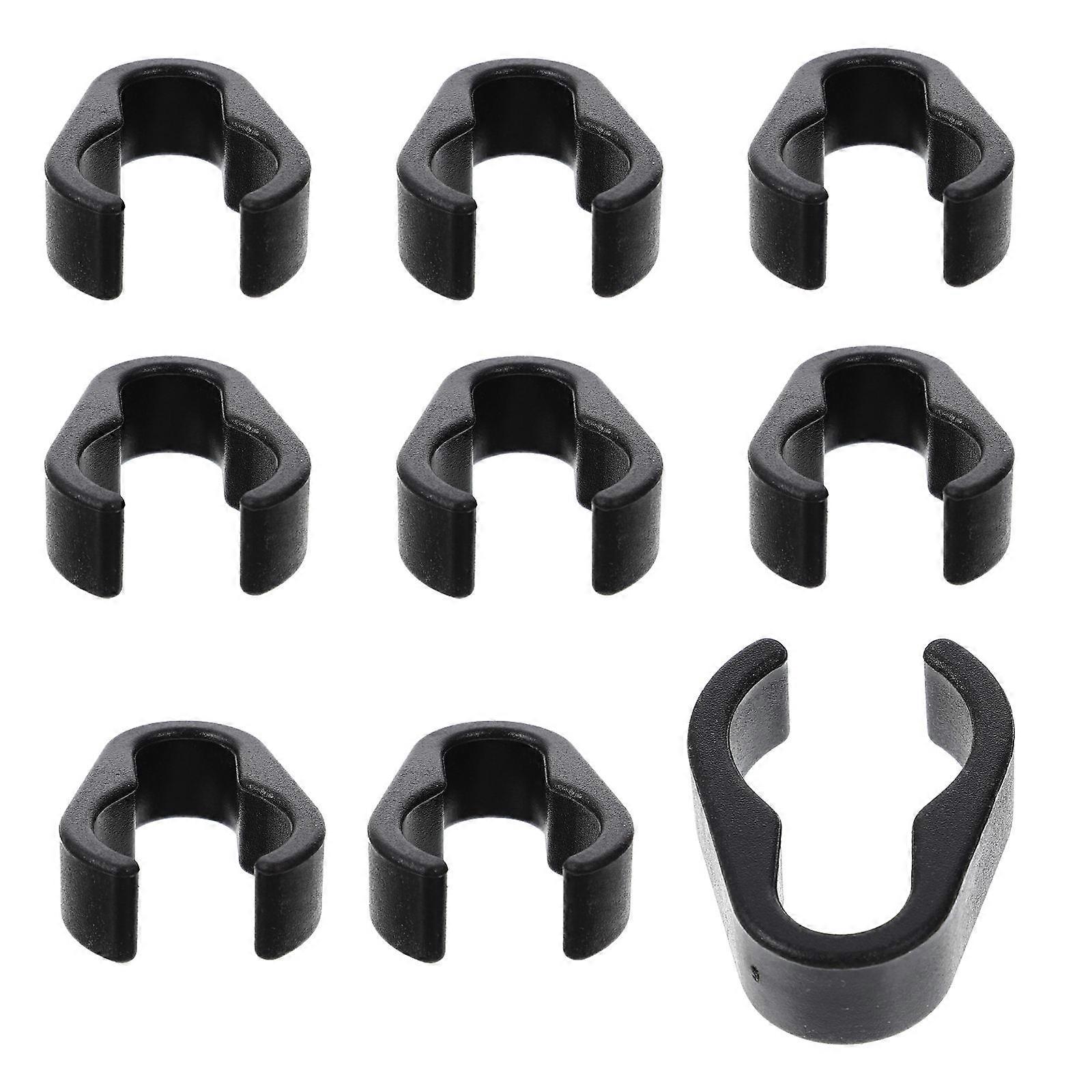 Home Use Plastic Microphone Cable Holders with Durable Mic Cable Clips 10Pcs