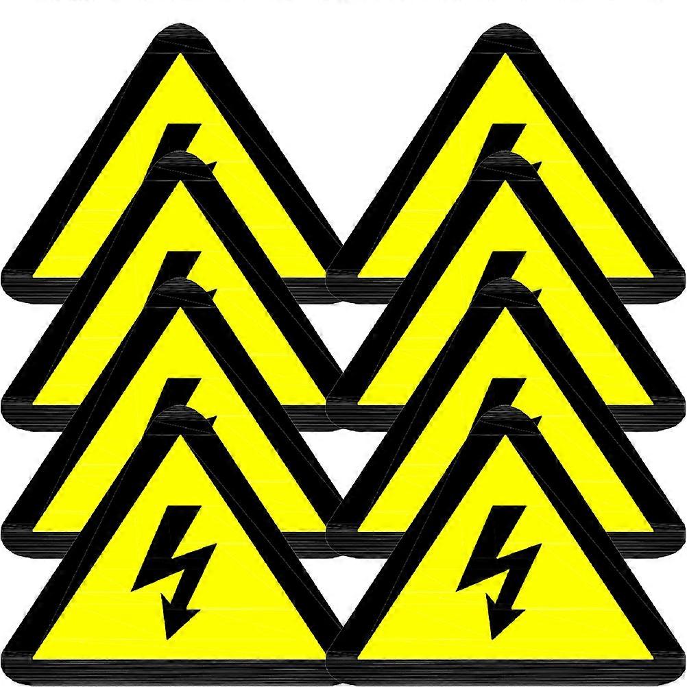 Electric Shocks Warning Sticker Caution Electric Shocks Decals 20 Sheets