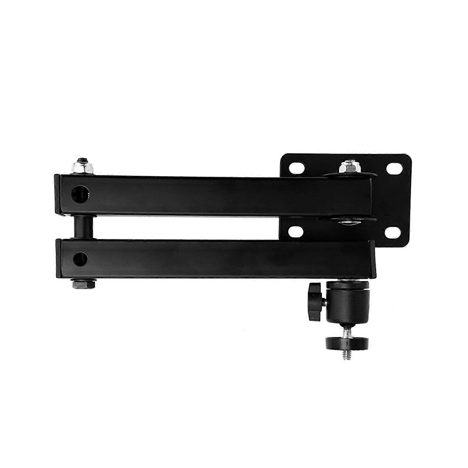 Foldable Wall Mount Bracket with TwoAxis Swivel, SpaceSaving Metal Stand for Projector and Camera