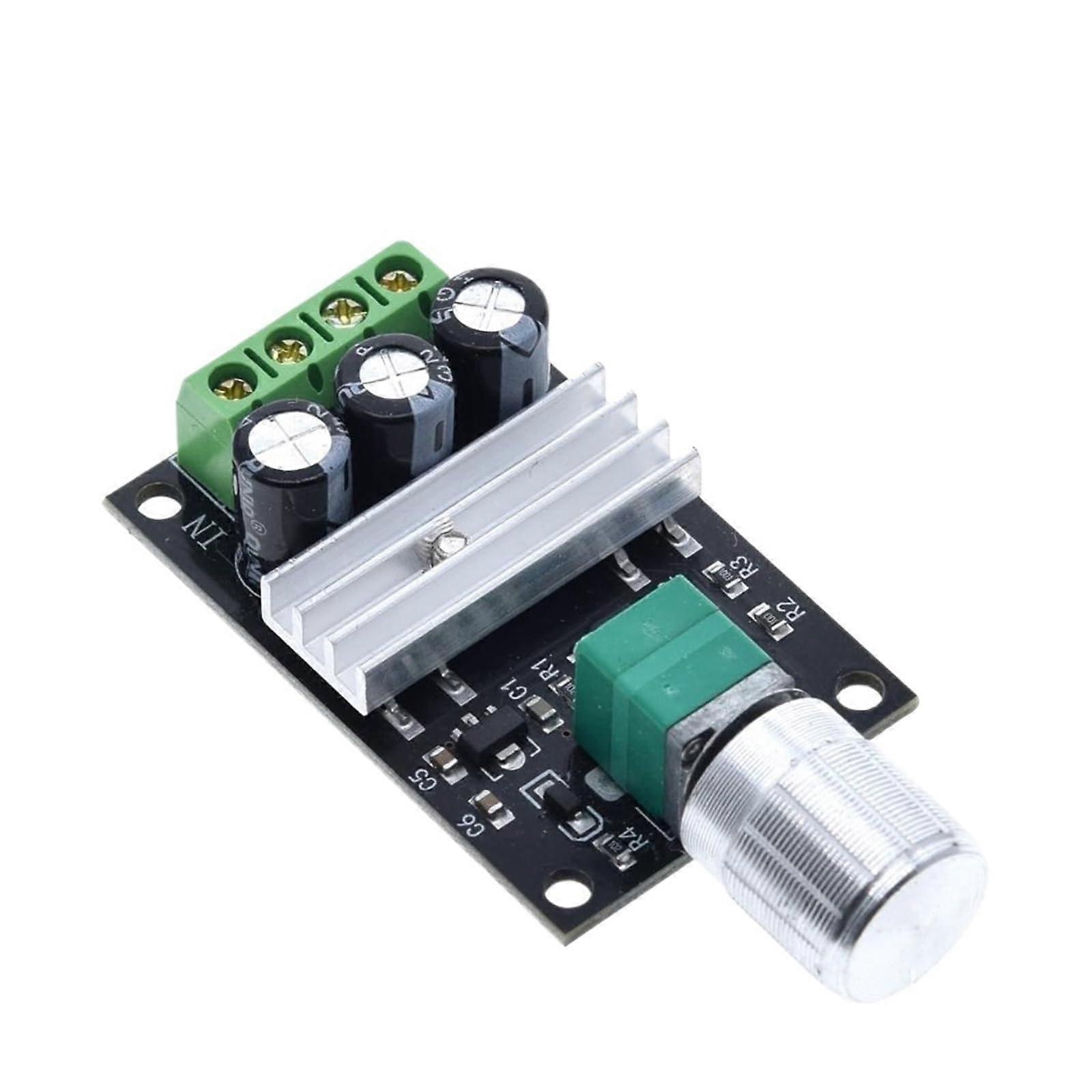 Adjustable DC Motor Speed Controller 6V28V 3A 80W with Precise Speed Control and Easy Installation