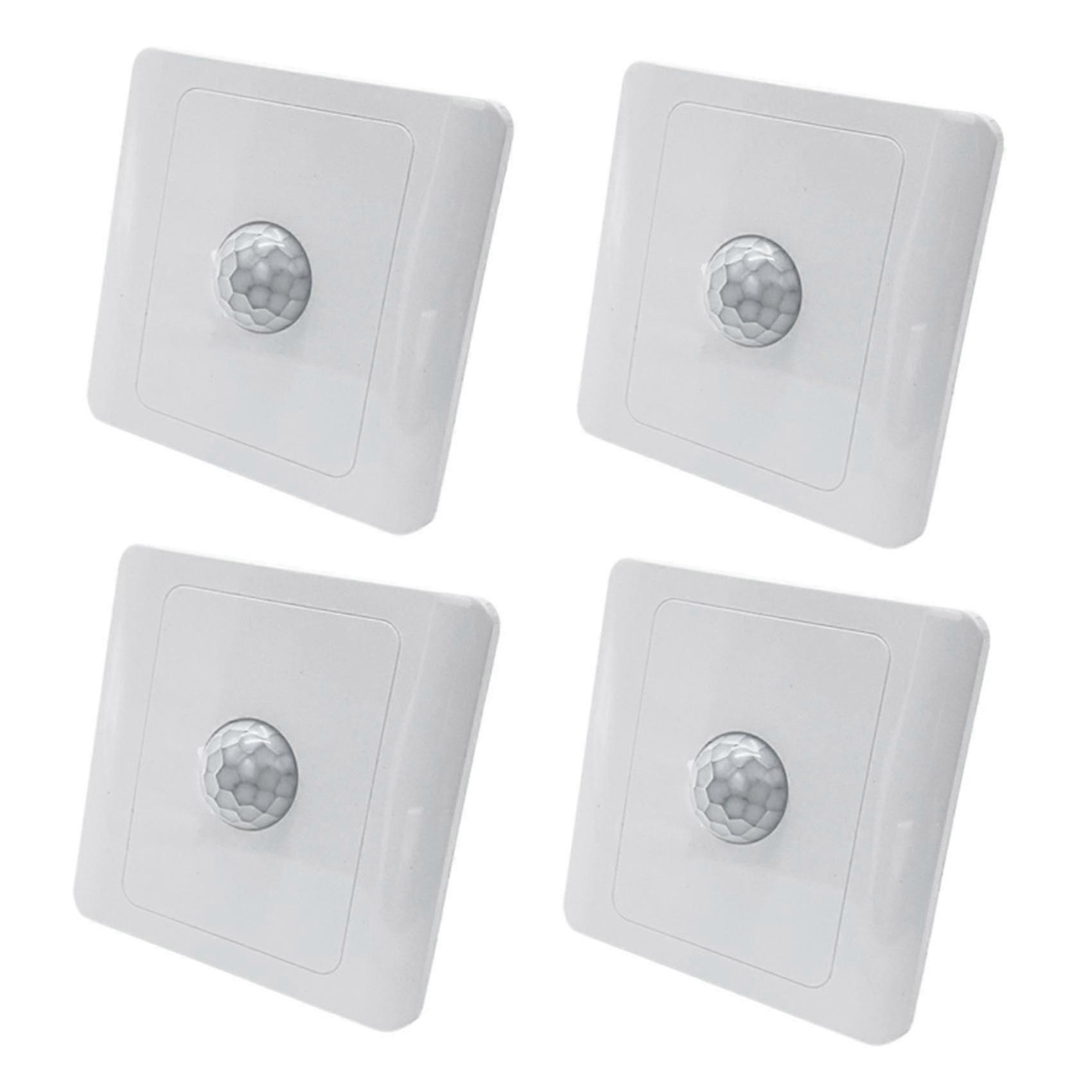 4Pcs Auto On/Off Motion Sensor Switch 220V for LED Lights Energy Saving