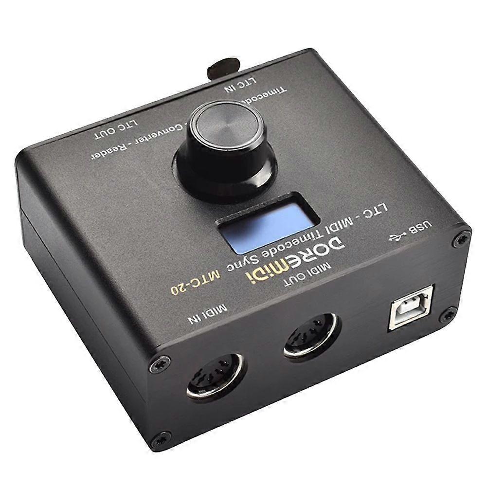 DOREMiDi LTC-MIDI Timecode Synchronizer MA Console Reaper Software MMC Control MTC-20