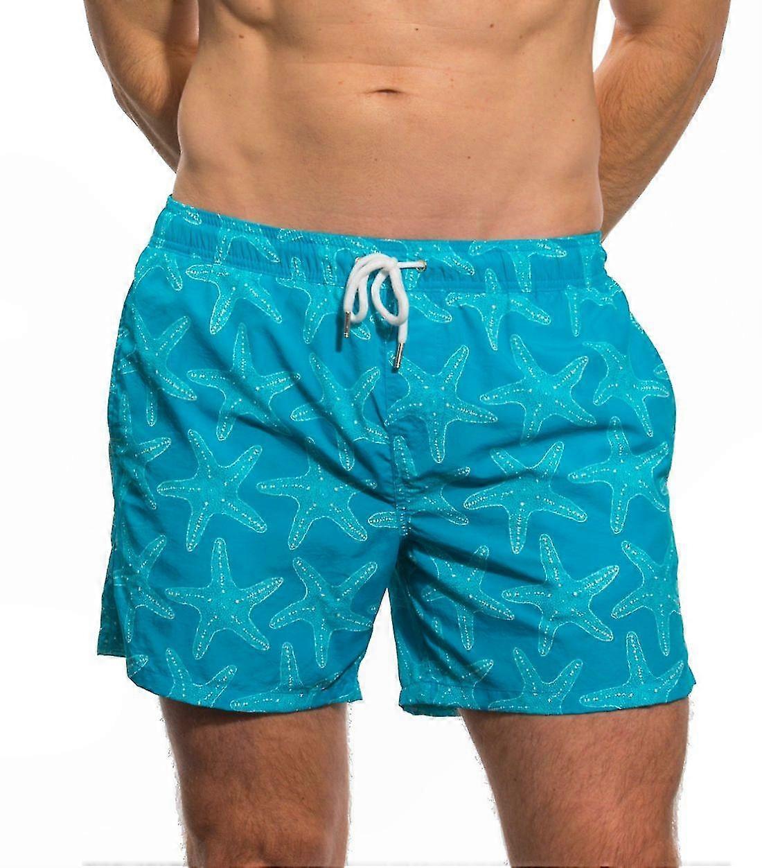 Strandshorts mit Seesternmuster