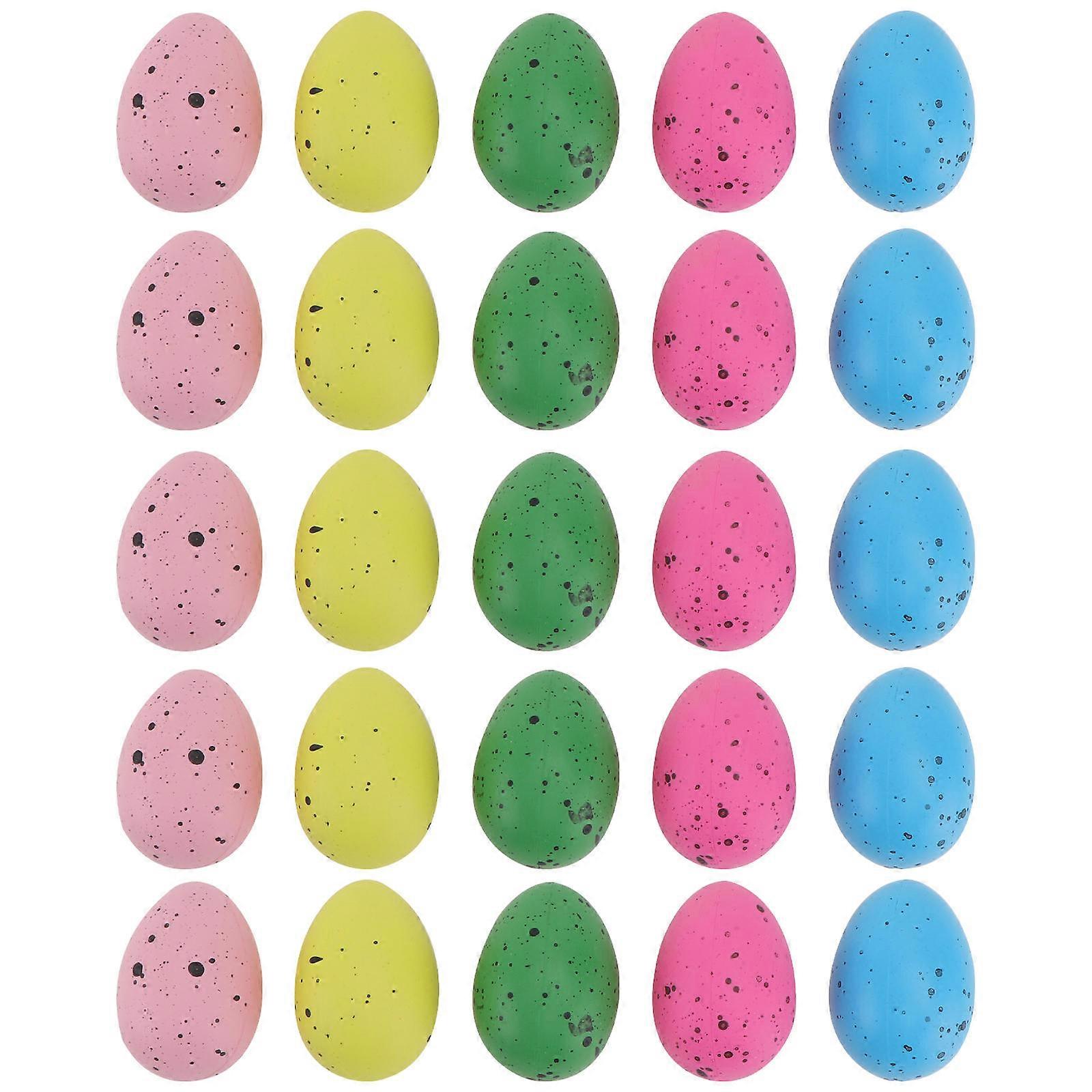 Durable Plastic Easter Egg Decorative for Holiday Use 50Pcs Set