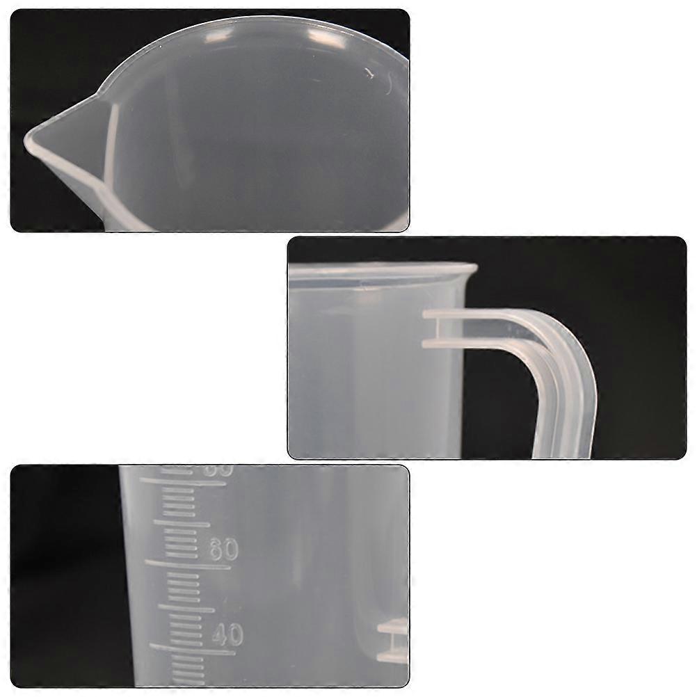 3Pcs Creative Plastic Measuring Cup with Scale (100ml)