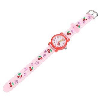 Student Watch Silicone Cartoon Waterproof Watch for Kids 1Pcs Decorative