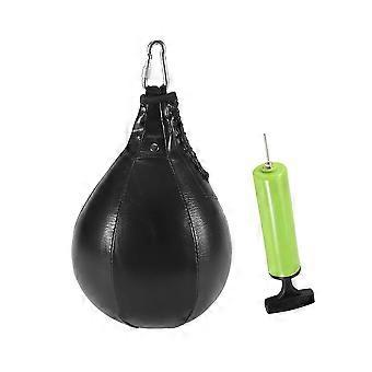 Professionelle Sandsäcke Boxsack Speedbag Training Speed Ball Fitness Boxing Speed Bag Zubehör, Schwarz