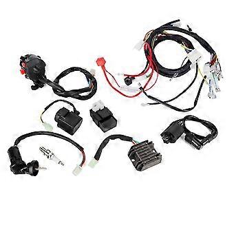 Electric Wiring Harness Wire CDI Assembly Accessory for ATV QUAD Bike 200-300cc