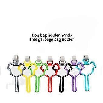 Z6 7Pcs Dog Bag Holder Hands Free Waste Bag Carrier Durable Dog Poop Bag 25-26s