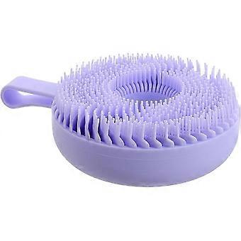Soft Silicone Facial Cleansing Brush, Deep Cleansing, Exfoliating, Makeup Removal, Facial Massage, Full Body Cleansing, Travel Size, 1 Piece