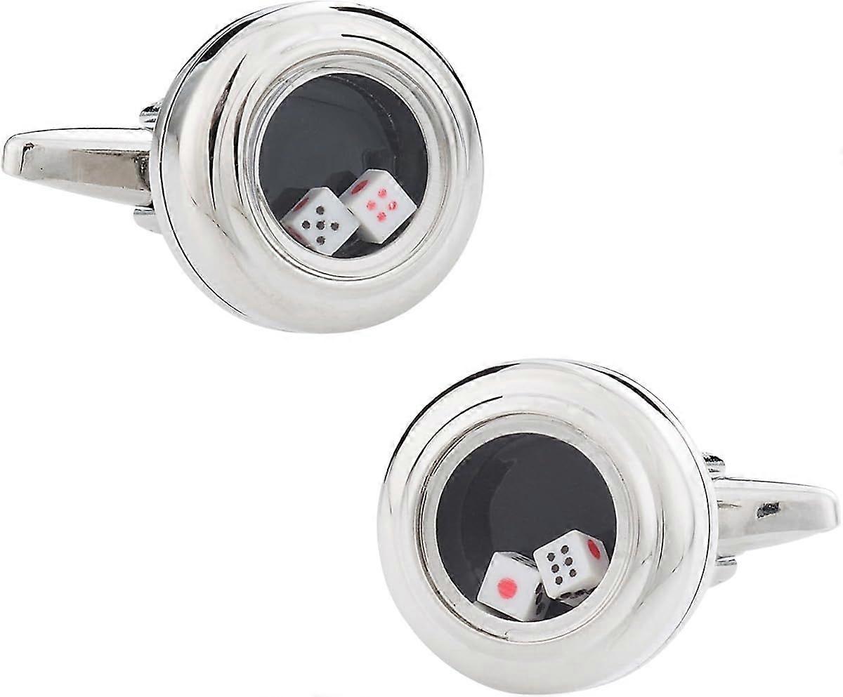 Working Dice Cufflinks with Presentation Box