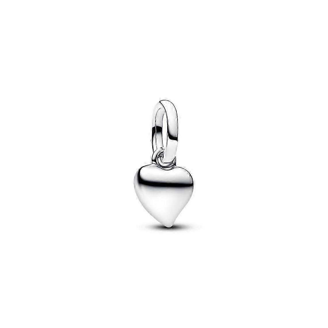 Mini Charm Vedhæng Hjerte Sølv