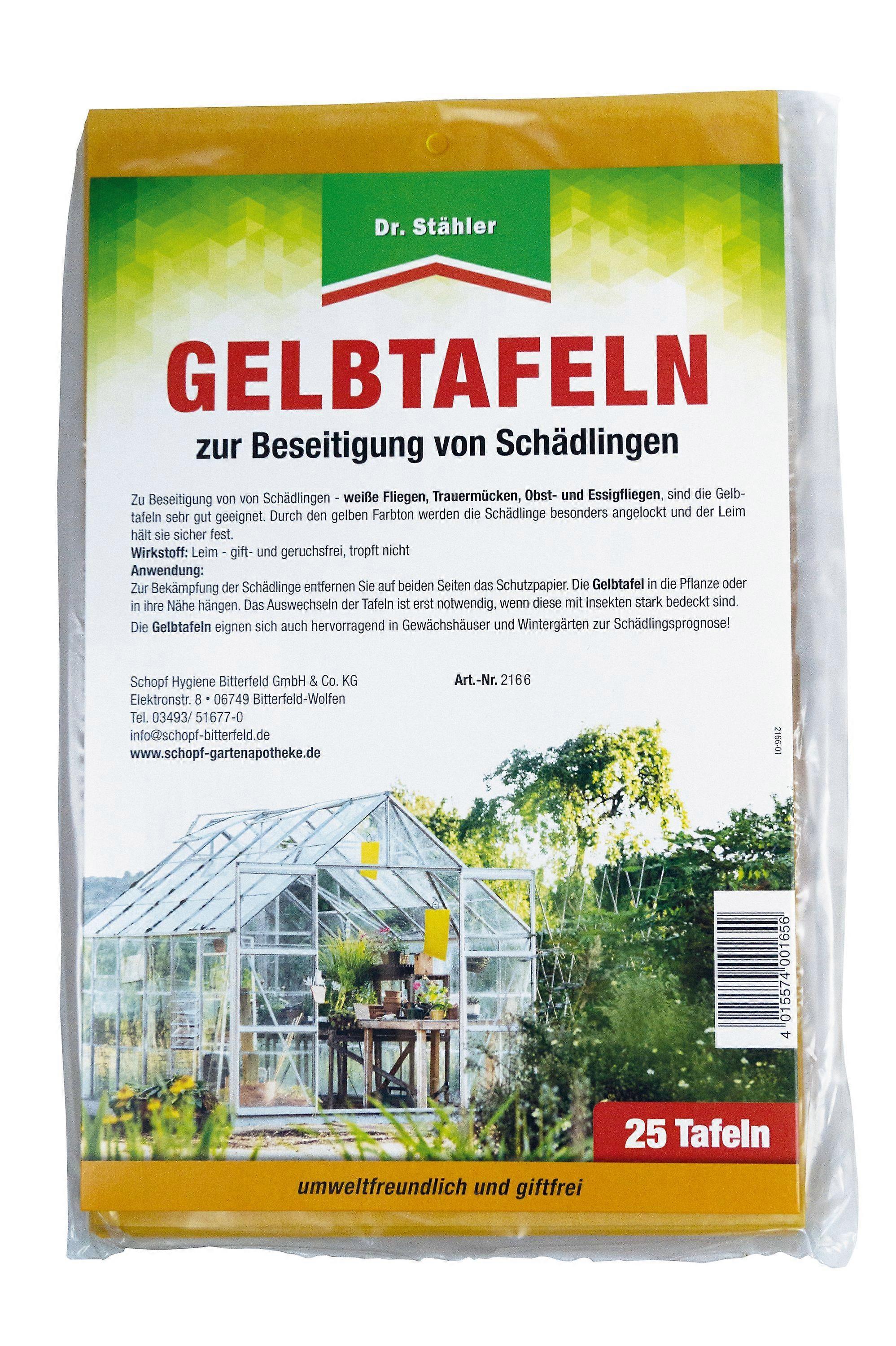 DR. STÄHLER Yellow Plates Large Pack, 25 pieces