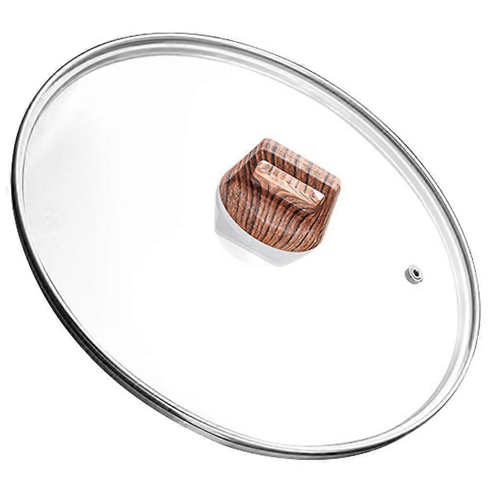 Transparent Glass Pot Cover for Multi-Function Use 2Pcs Set