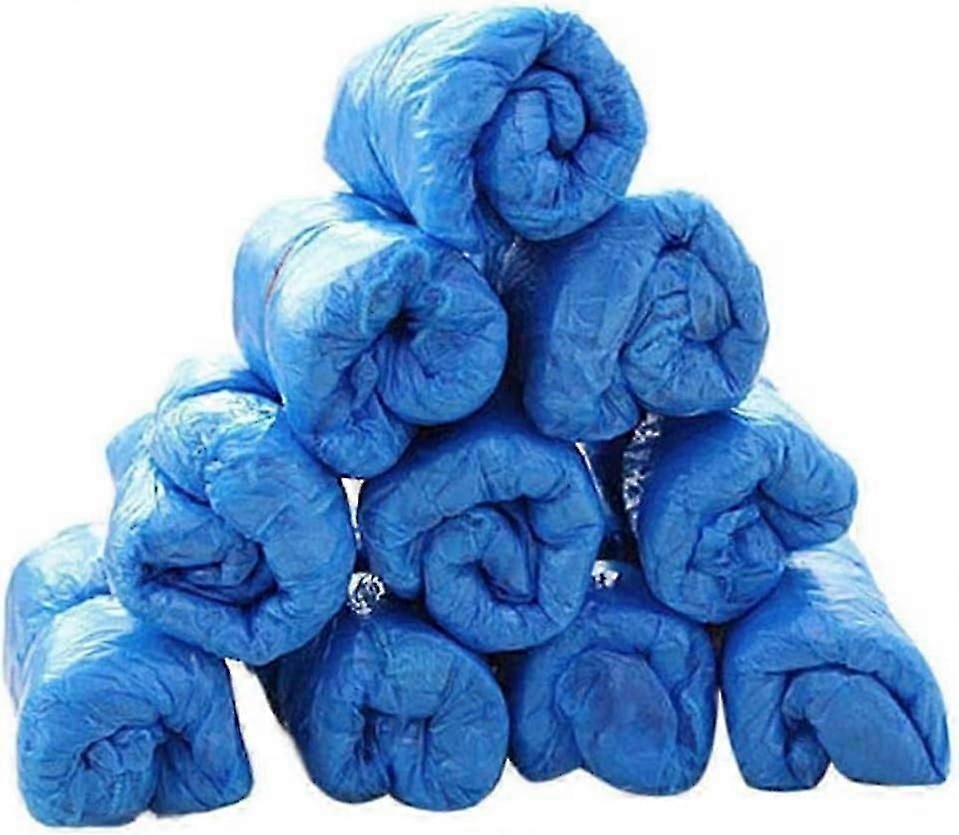 Shoe Protector Covers,Disposable Plastic Waterproof Boot Covers,100PCS
