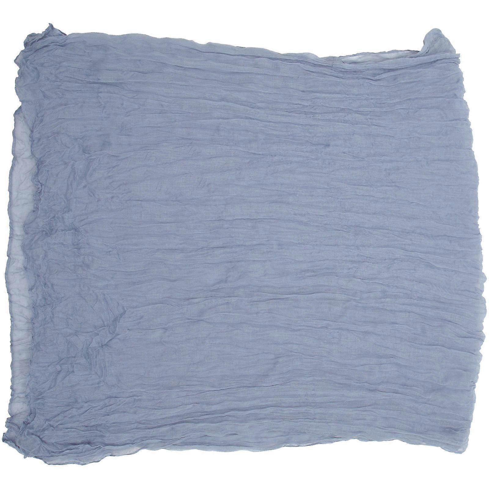 Blue Rustic Table Runner for Party Table Decoration Polyester Tablecloth