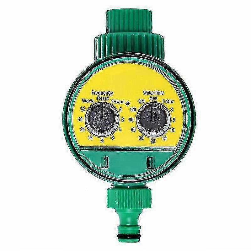 Electronic Water Timer for Garden Irrigation, Automatic Irrigation System Controller (Green)