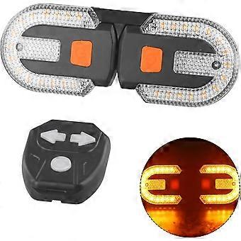 2026 Latest Model  Bike Turn Signal Rear Light, LED Lamp USB Rechargeable, Bikes Back Light Safety Night Riding, Mountain Bike Tail Light