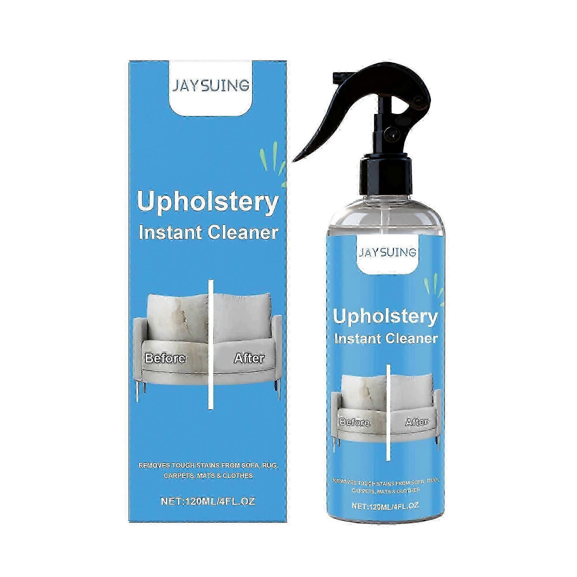 Spray de limpeza rápida para tecidos de roupas e sofás.