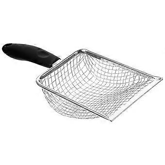 Cat Litter Scoop Stainless Steel for Cleaning with 4Pcs Household Sifters