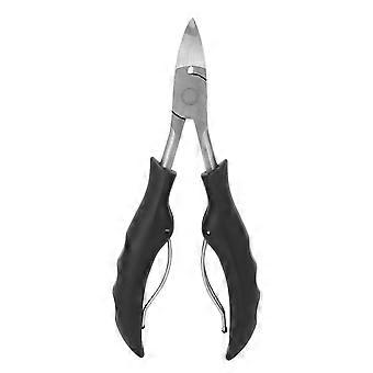 Conjunto de cortadores de unhas de aço inoxidável 2pcs Lâmina curva profissional Cortadores de unhas
