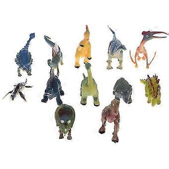12 Stück Realistische Dinosaurier Tier Modell Action Figuren Kinder Lernspielzeug Spiel Aktivität-GUT