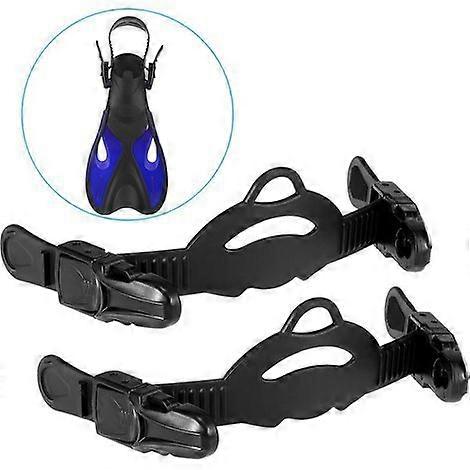 Universal replacement fin buckles, adjustable diving fin straps, 1 pair