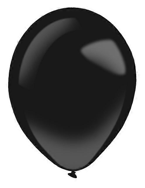 100 black balloons 27 cm