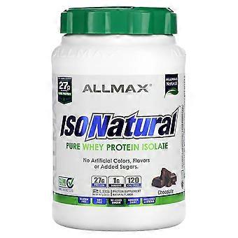 ALLMAX, ISONatural™, rent vassleproteinisolat, choklad, 907 g