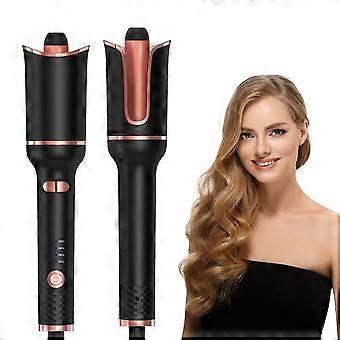 Automatic Rotating Curling Wand with Dual Voltage, Black